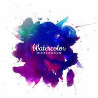 Beautiful brush stroke for design and colorful watercolor brushe vector