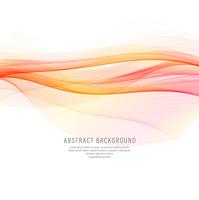 Abstract elegant colorful wave background vector