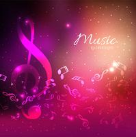 Abstract colorful backgrounds with shiny music notes elements de vector