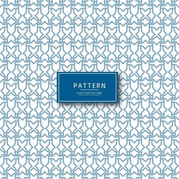 Seamless abstract geometric pattern design vector