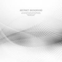 Abstract gray mesh wave background vector