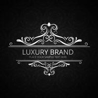 Abstract shiny vintage luxury brand design vector