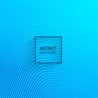 Abstract blue line wave background vector