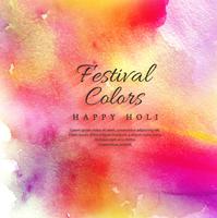 illustration of colorful Happy Holi Background for Festival of C vector