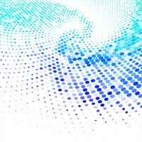 Abstract colorful circular halftone background vector