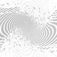 Fondo abstracto de onda punteada circular vector