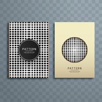 Abstract dotted pattern brochure design illustration vector