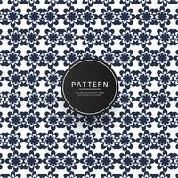 Seamless geometric floral pattern vector design