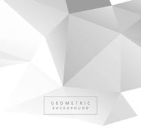 Vector de fondo geométrico polígono gris