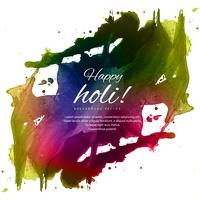 Happy holi colorful beautiful festival background vector