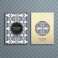 Abstract creative pattern brochure design illustration vector