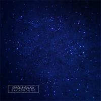 Shining of the stars in space blue galaxy background vector