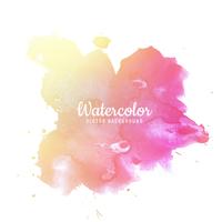 Abstract brush stroke for design and colorful watercolor backgro vector