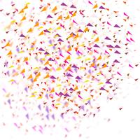 modern colorful confetti background vector
