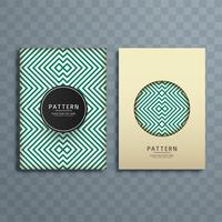 Abstract pattern brochure design illustration vector