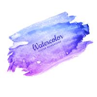 abstract hand drawn colorful watercolor stroke design vector