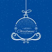 Modern christmas background vector