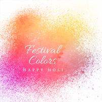 Happy holi festival celebration vector background