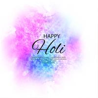 Happy holi colorful festival background illustration vector