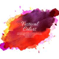 Happy Holi colorful background with festival background vector