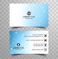 Abstract business card with polygon baclkground vector