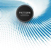 Abstract blue halftone patern background vector