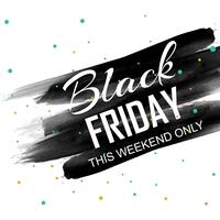 modern black friday sale background vector