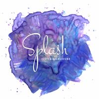 Abstract brush stroke for design and colorful watercolor backgro vector