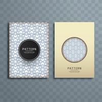 Abstract pattern brochure design illustration vector