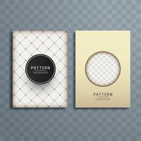 Abstract pattern brochure design illustration vector