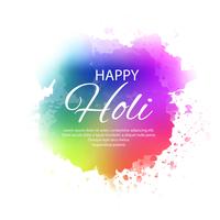 illustration of colorful Happy Holi Background for Festival of C vector