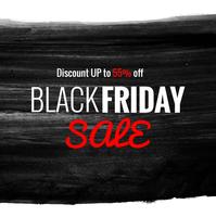 modern black friday sale background vector