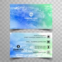 Modern business card design vector