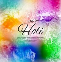 Happy Holi colorful background with festival background vector