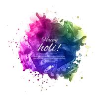 illustration of colorful Happy Holi Background for Festival of C vector