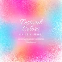 illustration of colorful Happy Holi Background for Festival of C vector