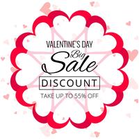 Valentines day colorful hearts sale background design illustrati vector