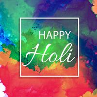 Happy holi colorful festival background vector