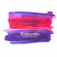 Hand drawn watercolor stroke colorful shade design vector