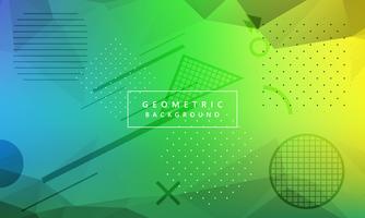 Abstract colorful geometric background vector