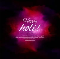 Happy Holi Colorful Background for Festival of Colors celebratio vector