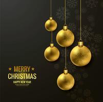 Modern Merry Christmas background vector