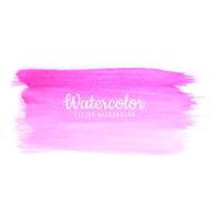 Hand drawn watercolor stroke pink shade background vector