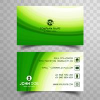 Modern business card background vector