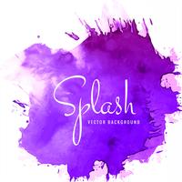 Hermoso colorido fondo acuarela splash vector