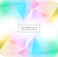Beautiful colorful polygon background vector