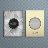 Abstract creative pattern brochure design illustration vector