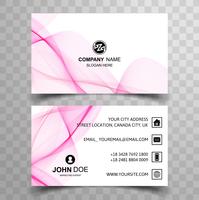 Modern business card vector