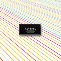 Abstract colorful creative lines pattern vector illustration