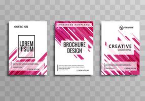 Modern business brochure template vector 